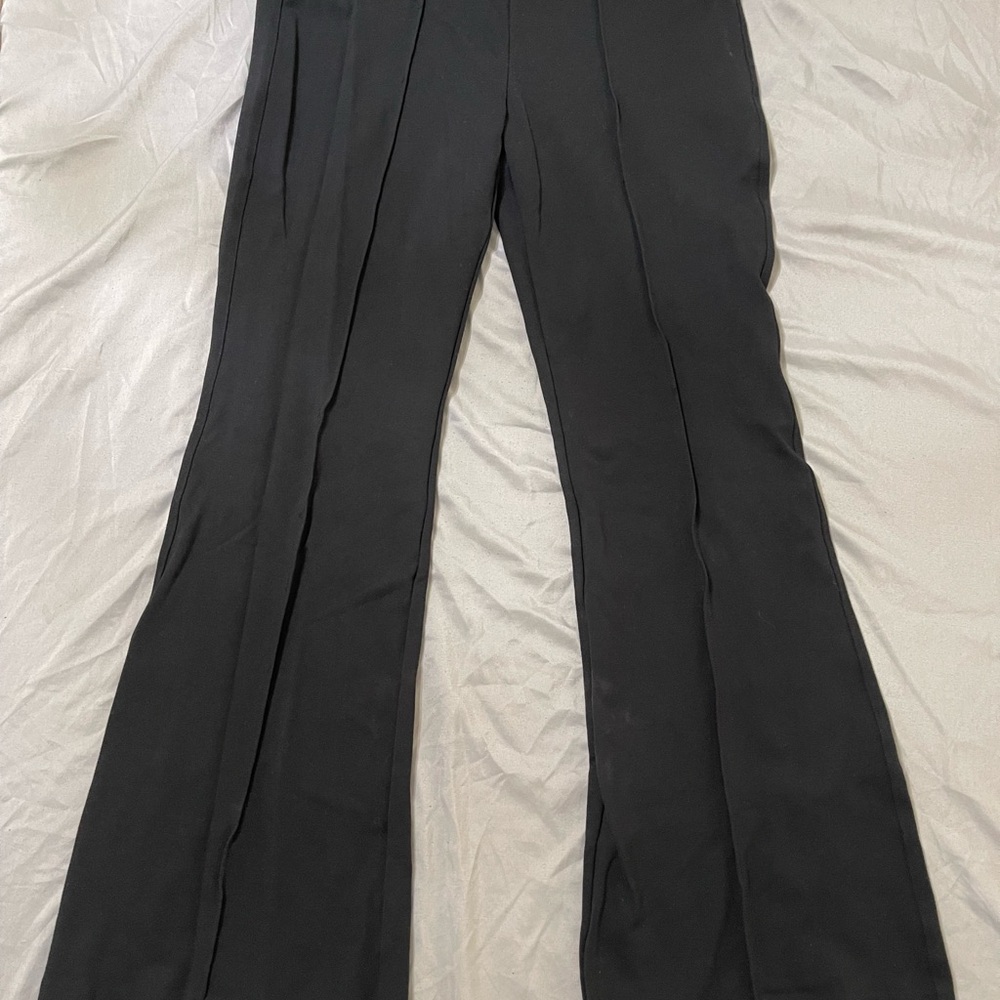 Banana Republic High-Rise Flare Pants in Black